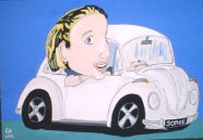 car caricature